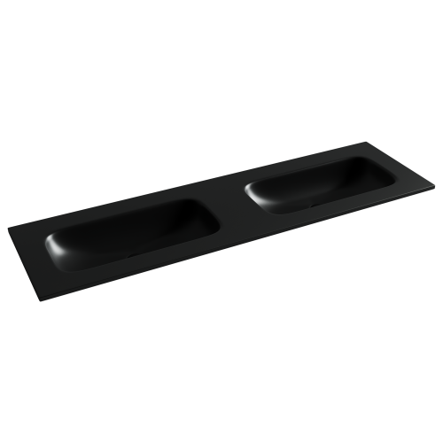 Раковина из сантехнического фарфора Ceramica Nova GRACE CN7023MBwx 160х50 накладная цвет черный